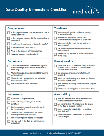 Data Quality Checklist And Monitoring Plan Download Data Quality Checklist And Monitoring Plan Download